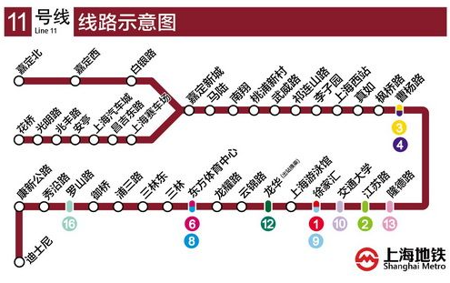 上海地铁11号线完整路线